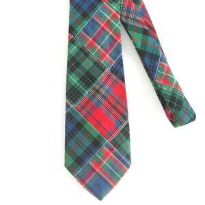Tango By Max Raab Vintage Men's Cotton Plaid Tie